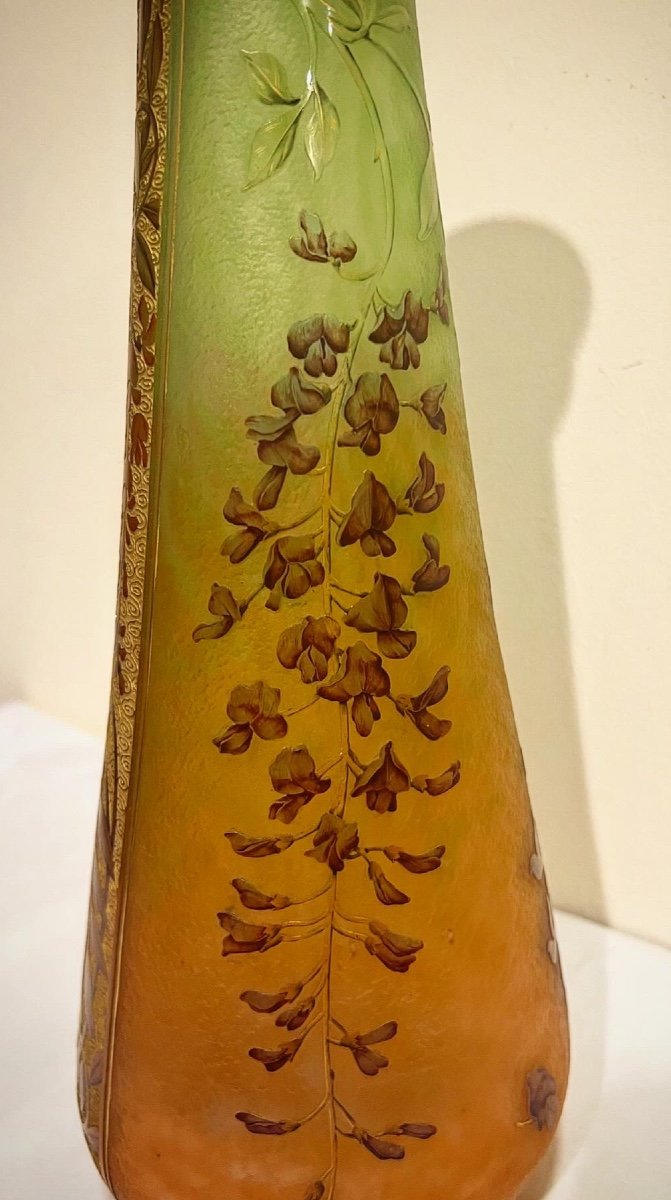Glycine - Vase Art Nouveau Daum Nancy-photo-4