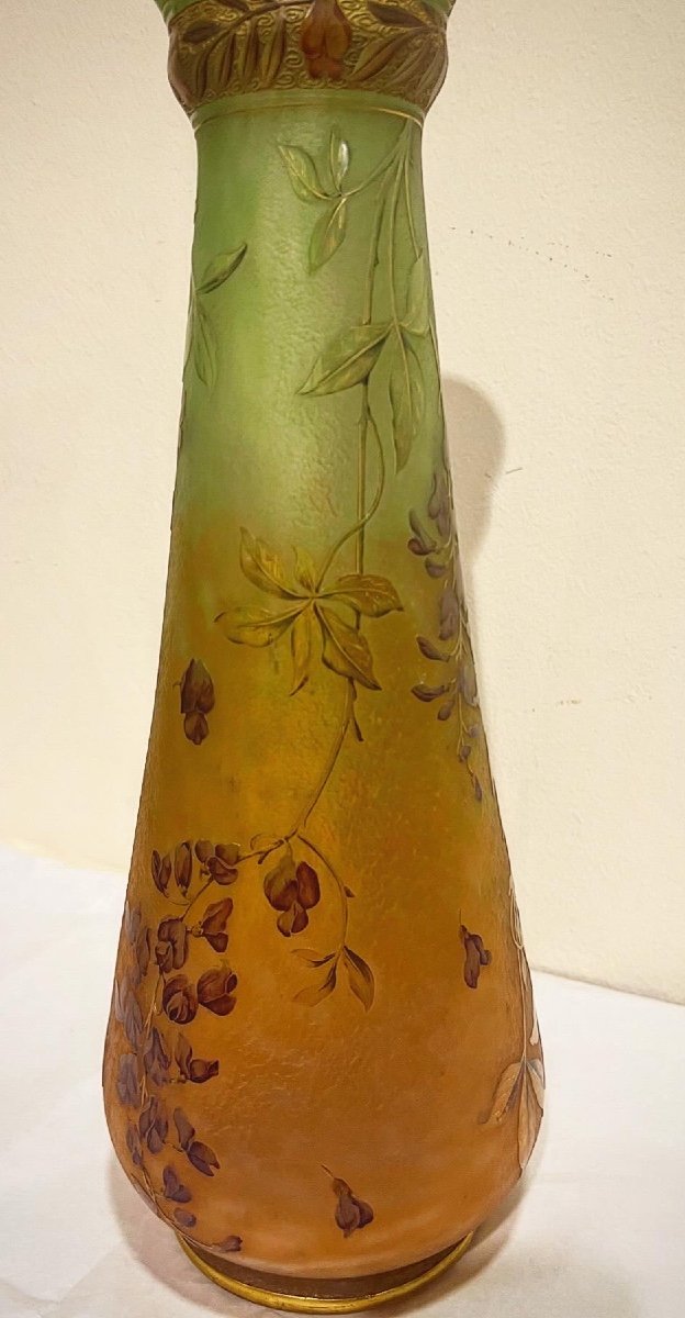 Glycine - Vase Art Nouveau Daum Nancy-photo-1