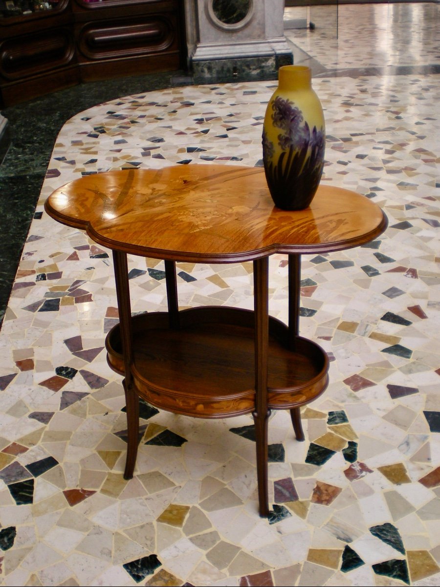 Iris- Art Nouveau Galle Table-photo-2