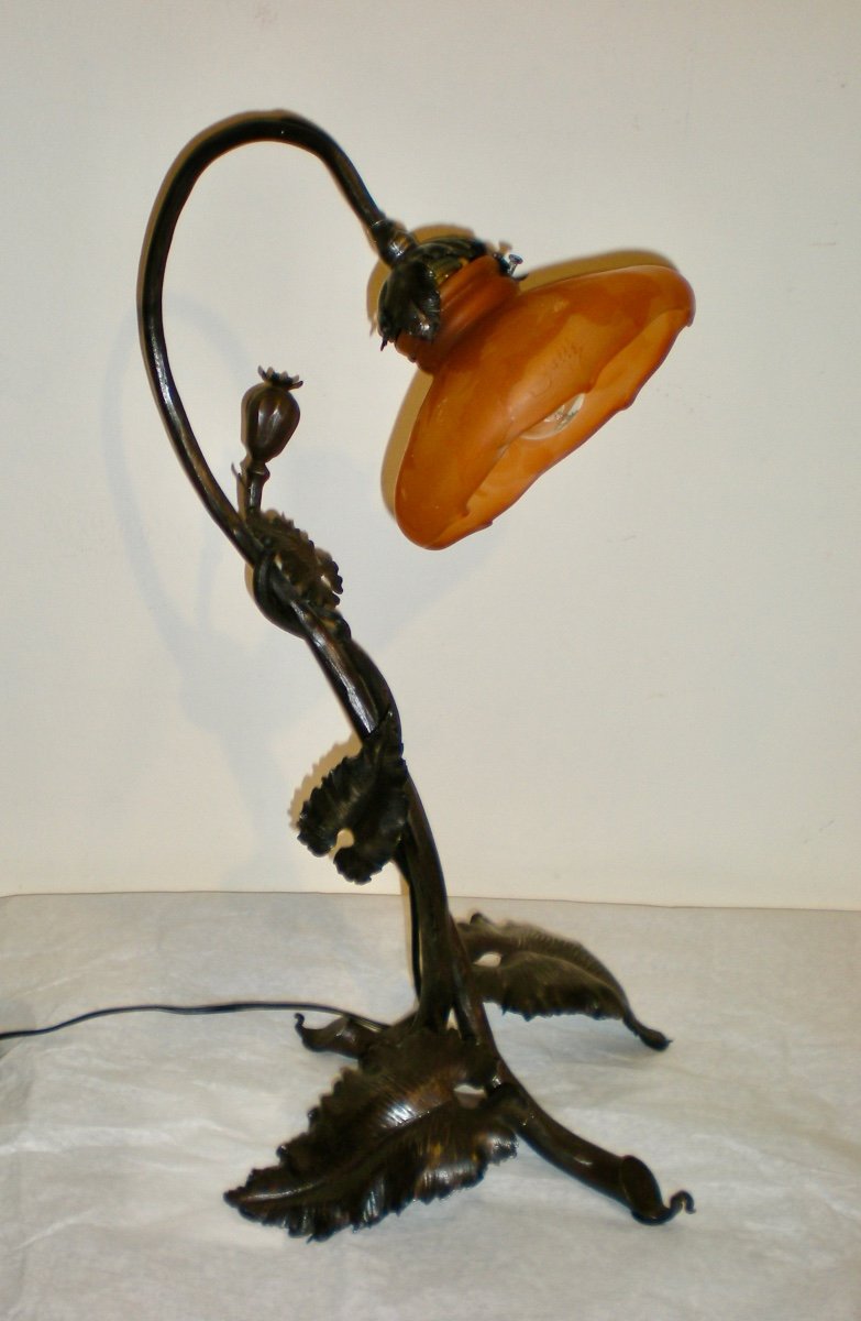 Gallè Art Nouveau Lamp/sculpture