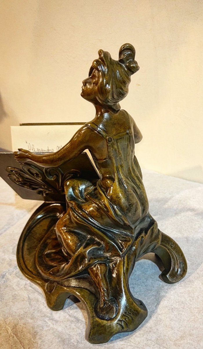 Clara Pfeffer Art Nouveau Letter Holder -photo-4