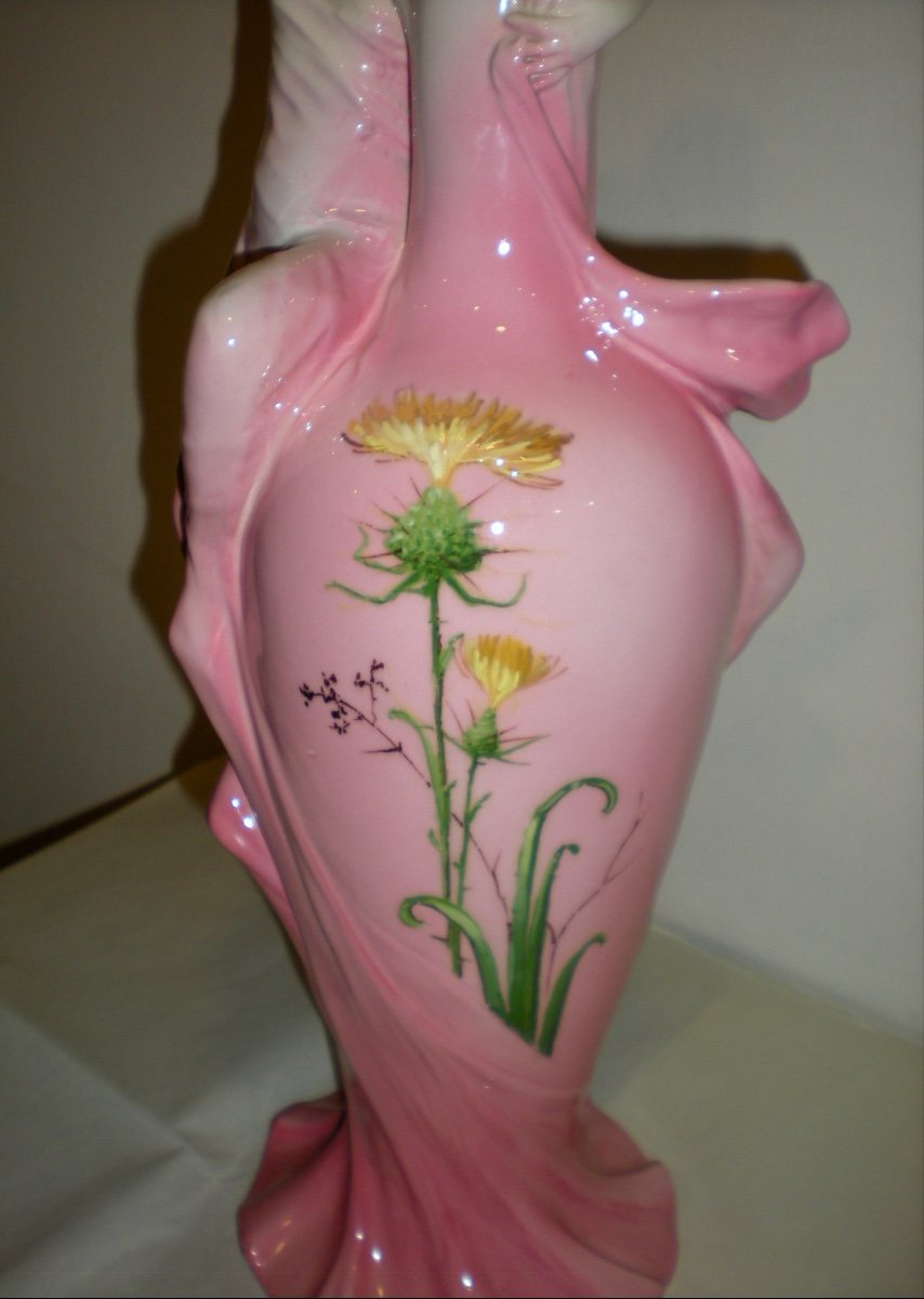 Massier Art Nouveau Vase/sculpture-photo-1