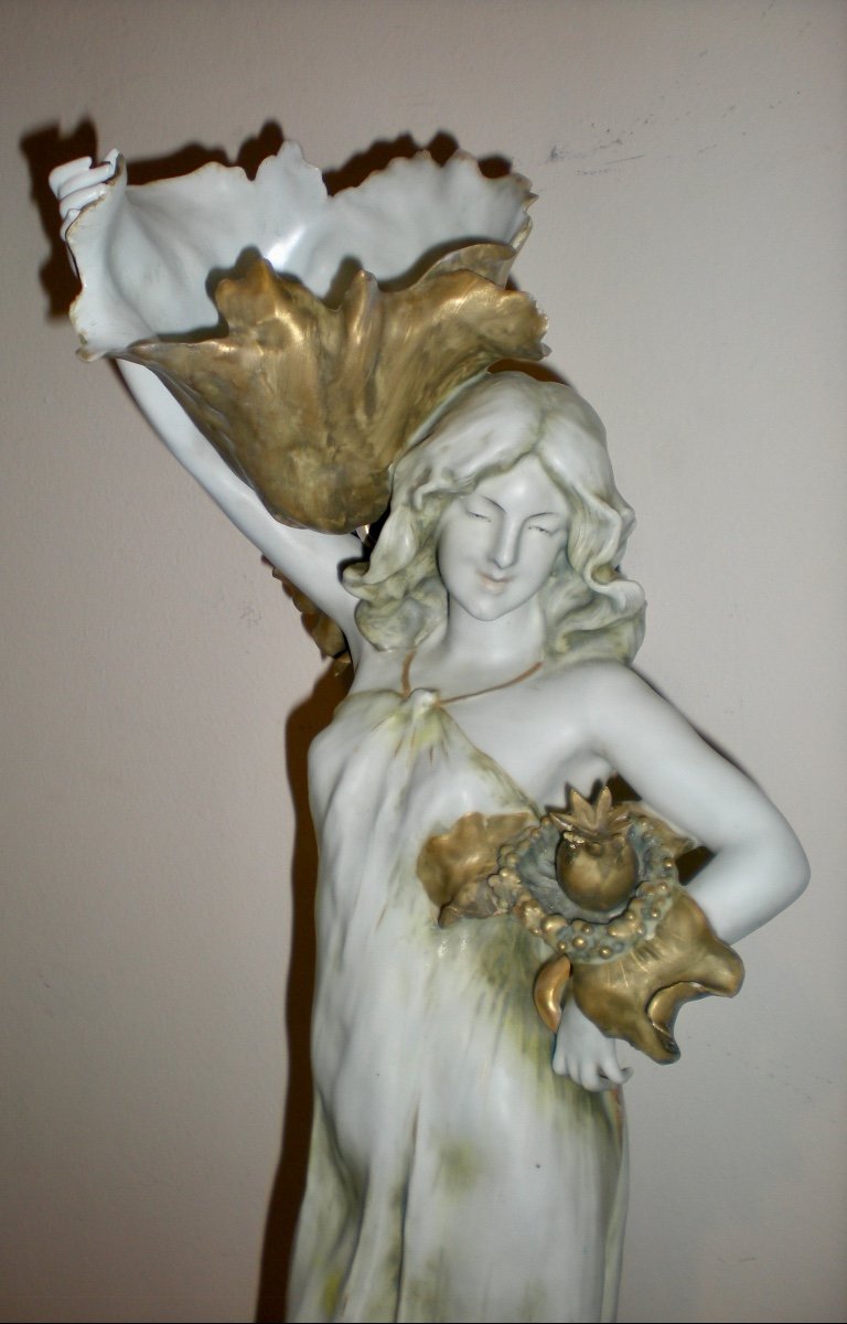 The Poppy Sculpture - Sculpture/vide Poches Art Nouveau Amphora -photo-4