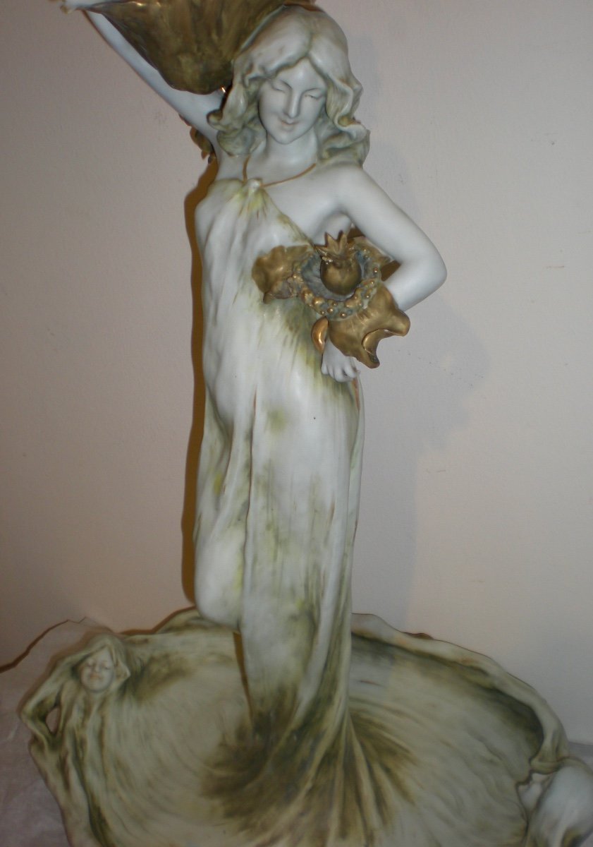 The Poppy Sculpture - Sculpture/vide Poches Art Nouveau Amphora -photo-1