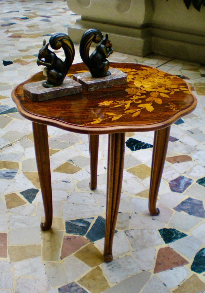 Clematis-coffee Table Art Nouveau Gallè