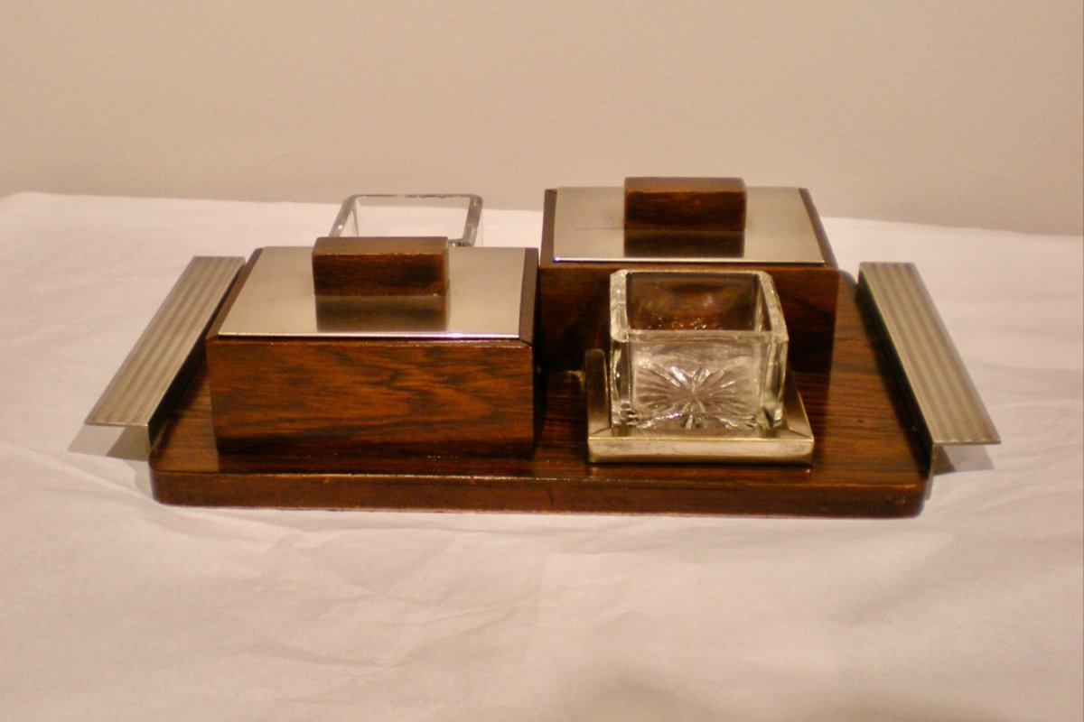  Art Deco Smoking Set-photo-2