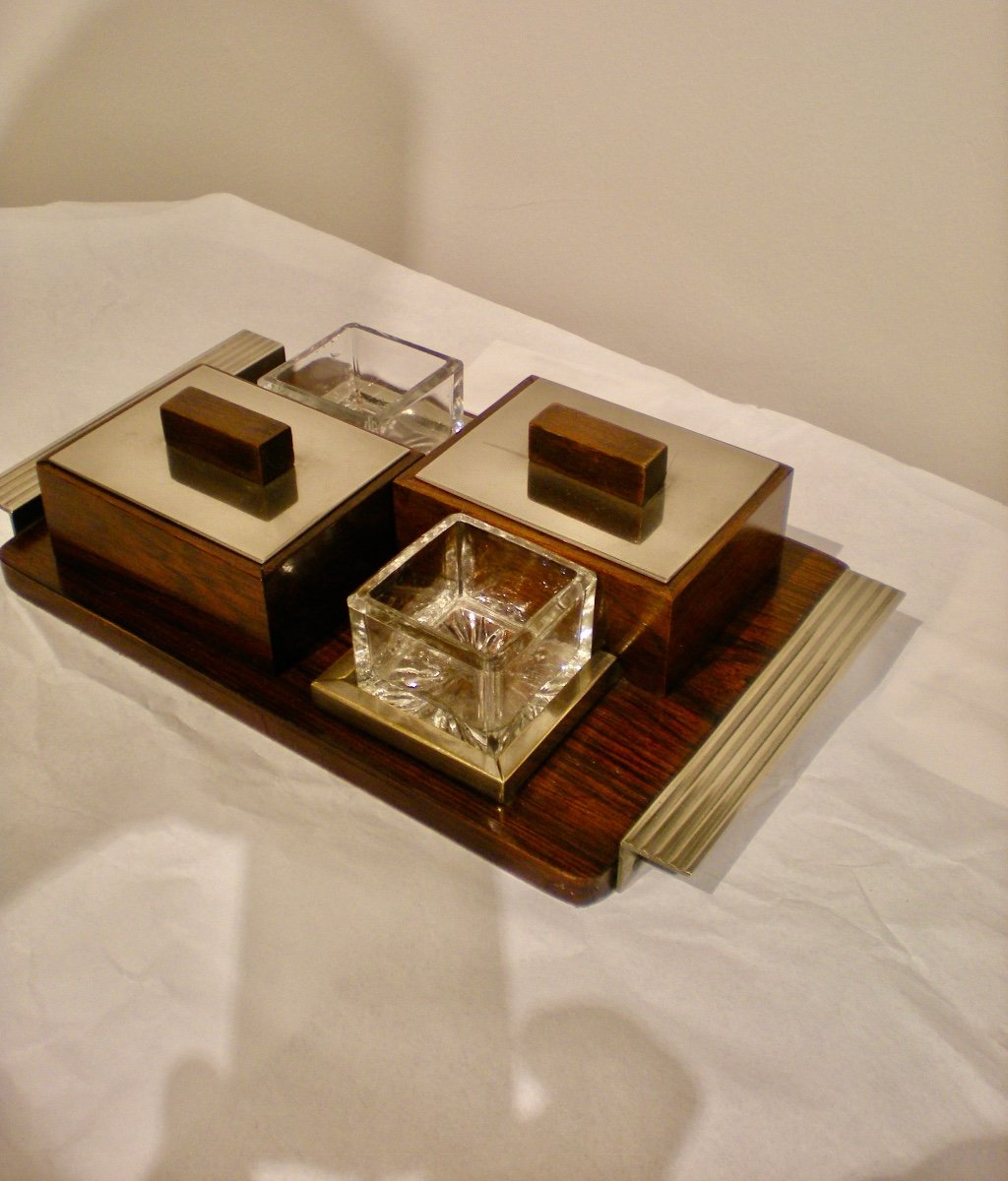  Art Deco Smoking Set-photo-3