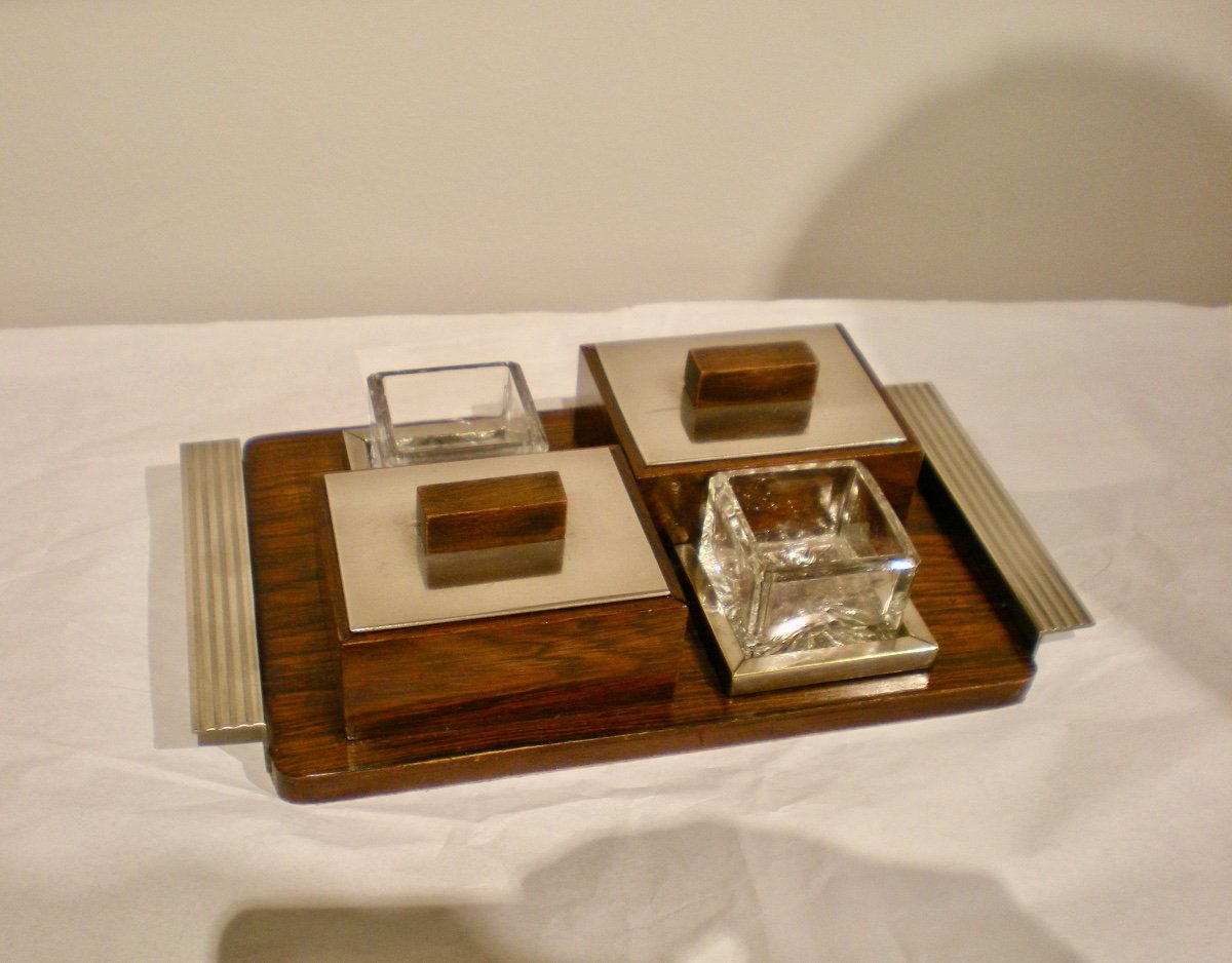  Art Deco Smoking Set-photo-2