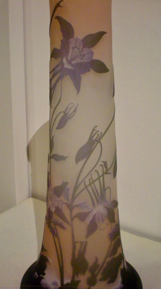 Dragonfly - Gallè Art Nouveau Vase-photo-1