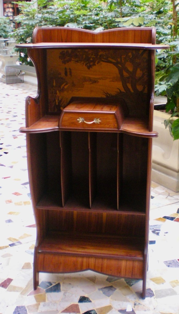 Majorelle Art Nouveau Music Cabinet-photo-3