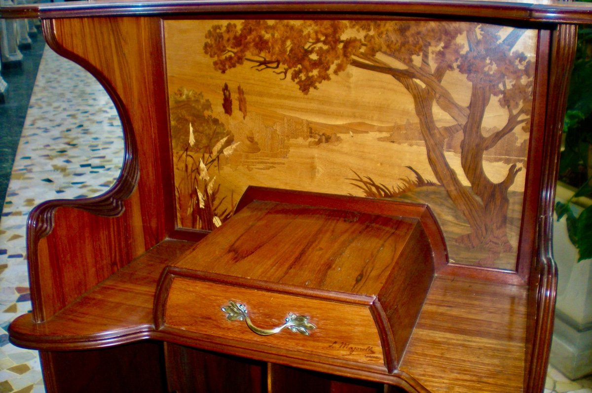 Majorelle Art Nouveau Music Cabinet-photo-2