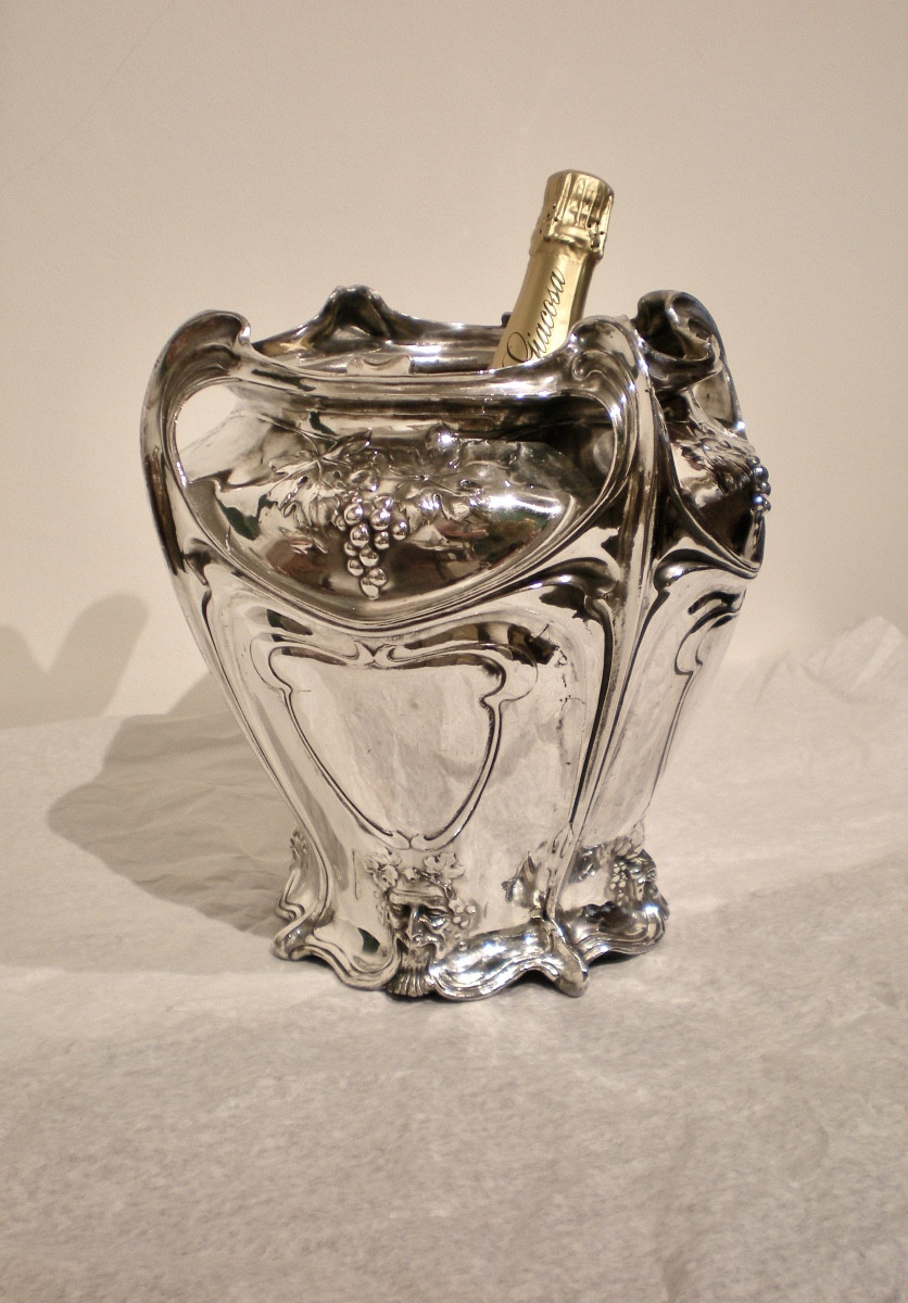 Bacchus- Art Nouveau Wine Cooler-photo-3