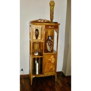 Daisies- Art Nouveau Gauthier Music Cabinet