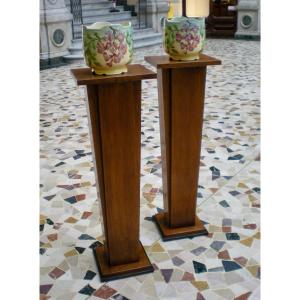 Pair Of Art Deco Columns