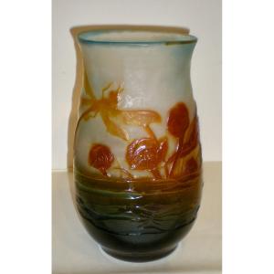 Dragonfly - Gallè Art Nouveau Vase