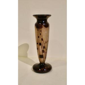 Colliers- Vase Art Déco Le Verre Français