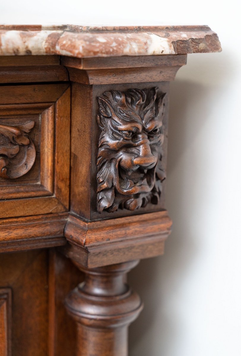 A Pair Of Carved Wood Corners Late 19th Century-photo-7