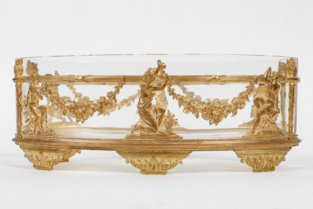 A Crystal And Gilt Bronze Cup Late 19th Century -photo-2