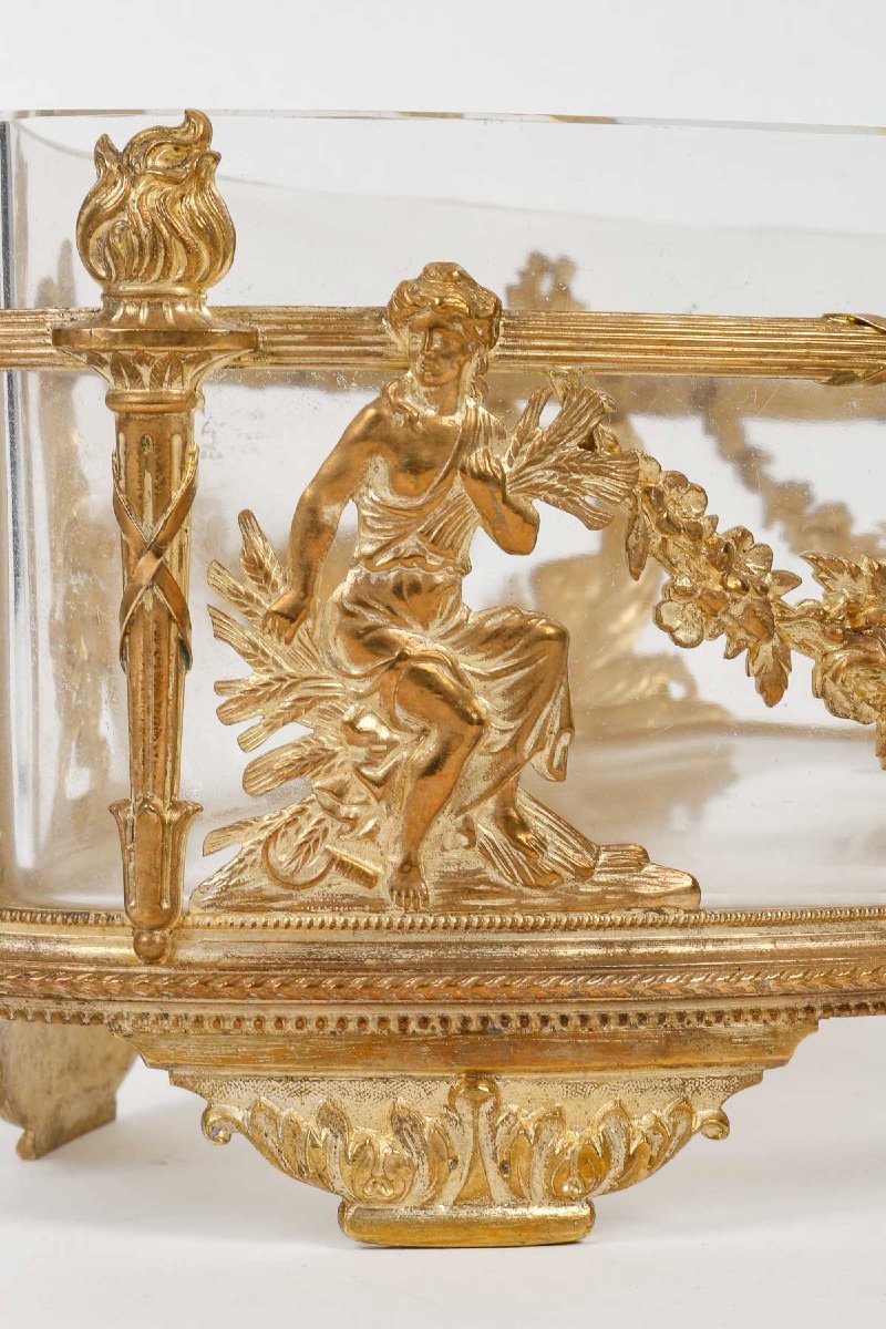 A Crystal And Gilt Bronze Cup Late 19th Century -photo-1