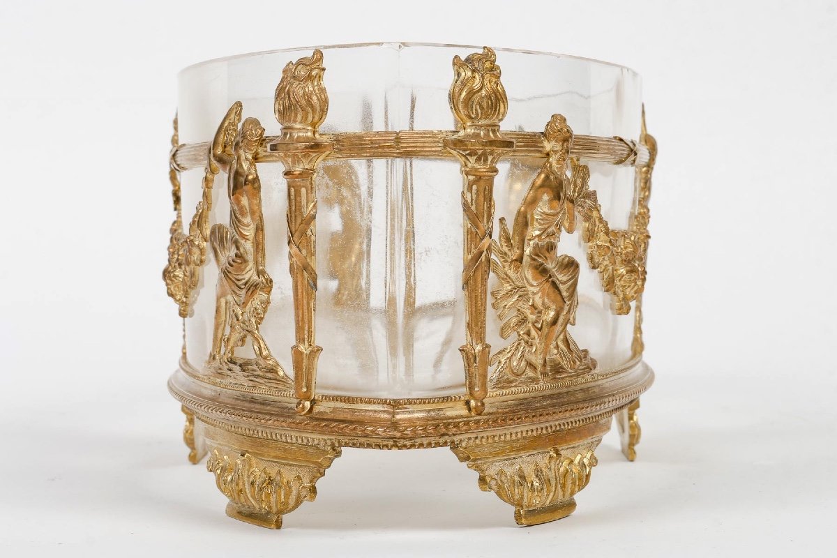 A Crystal And Gilt Bronze Cup Late 19th Century -photo-2