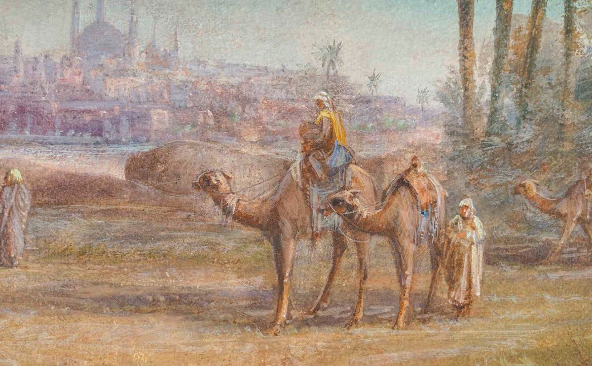 An Orientalist Painting P. Pascal Late 19th Century -photo-4