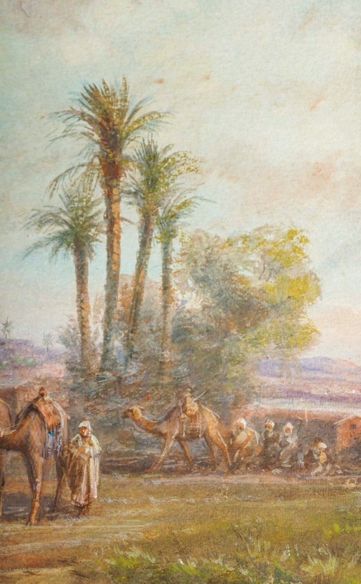 An Orientalist Painting P. Pascal Late 19th Century -photo-3