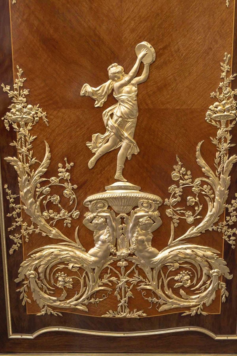 Une Vitrine De Style Louis XVI époque 19ème Siècle-photo-5