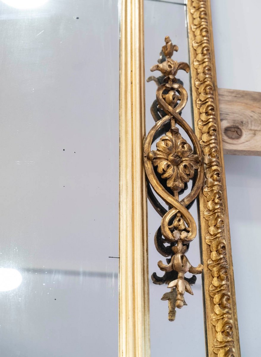 Un Grand Miroir Trumeau De Style Louis XVI, Fin XIXème Siècle -photo-6