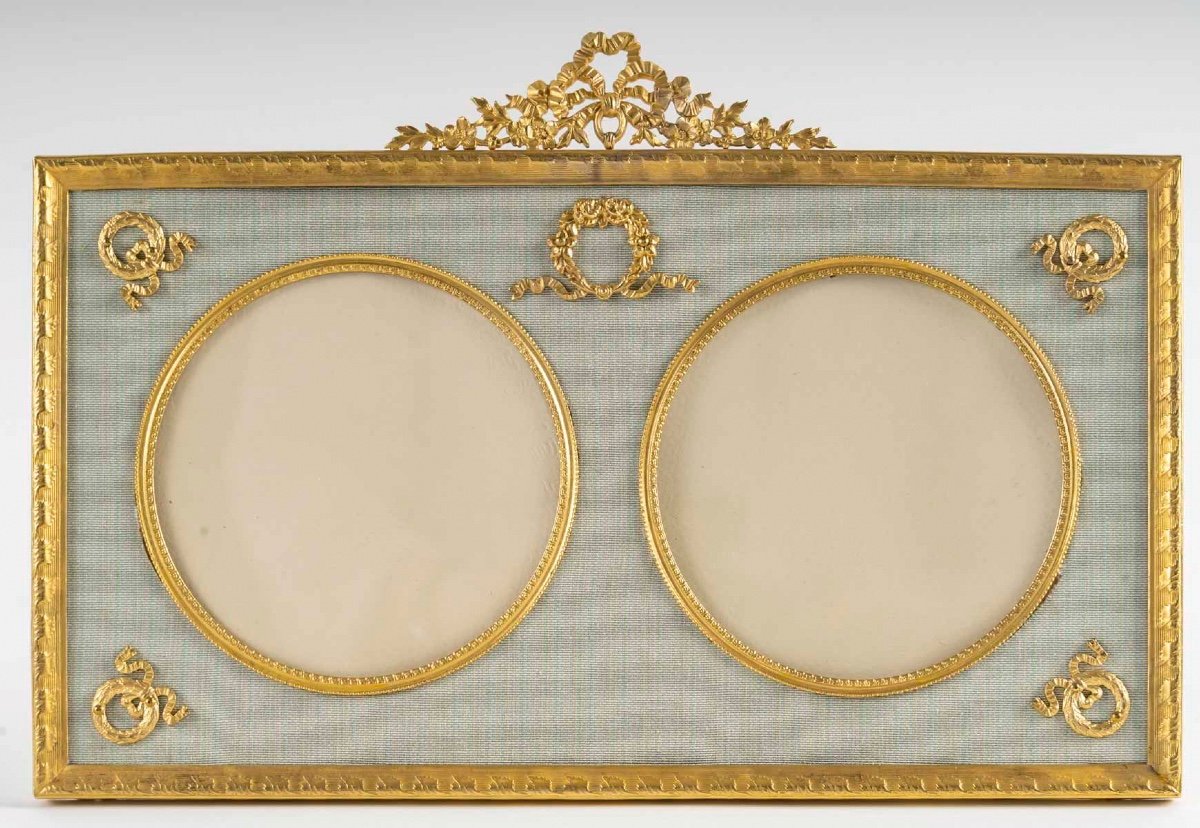 A Late 19th Century Gilt Bronze Photo Frame -photo-2