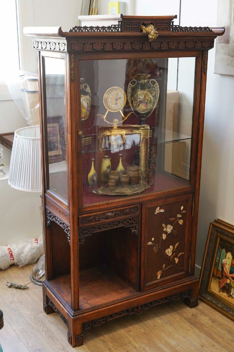 A Display Cabinet Attributed To Gabriel Viardot From The Late 19th Century -photo-2