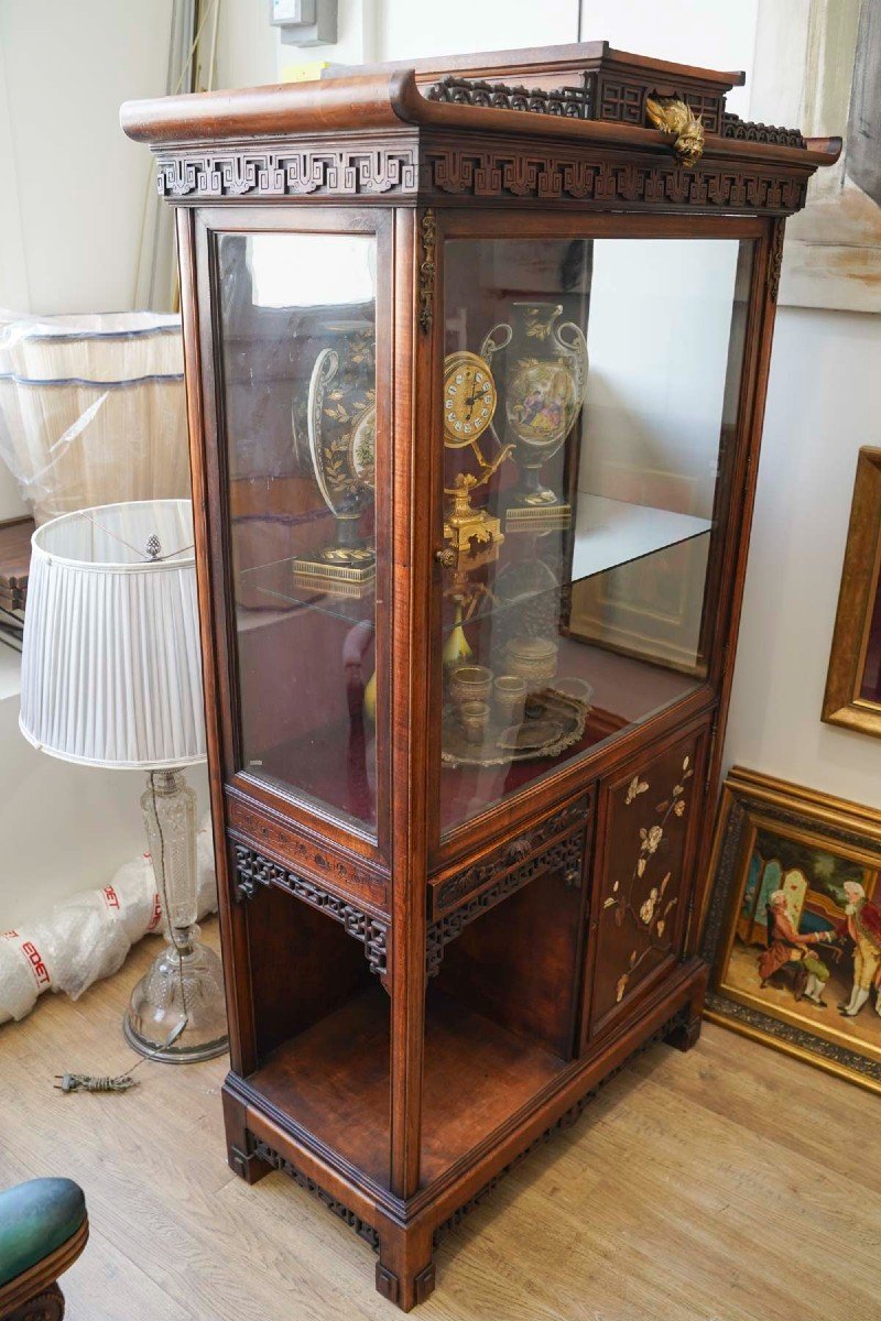 A Display Cabinet Attributed To Gabriel Viardot From The Late 19th Century -photo-4