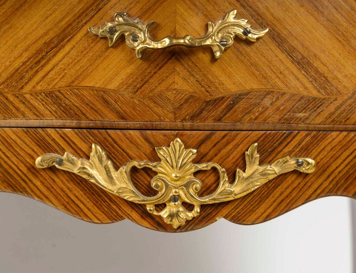 A Pair Of Louis XV Style Bedside Tables, Début XX-photo-4