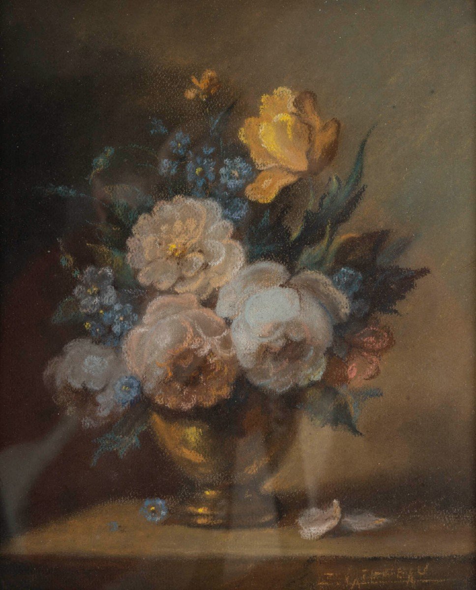 A Pair Of Pasetl Flower Bouquets, Zoé Laigneau -photo-3