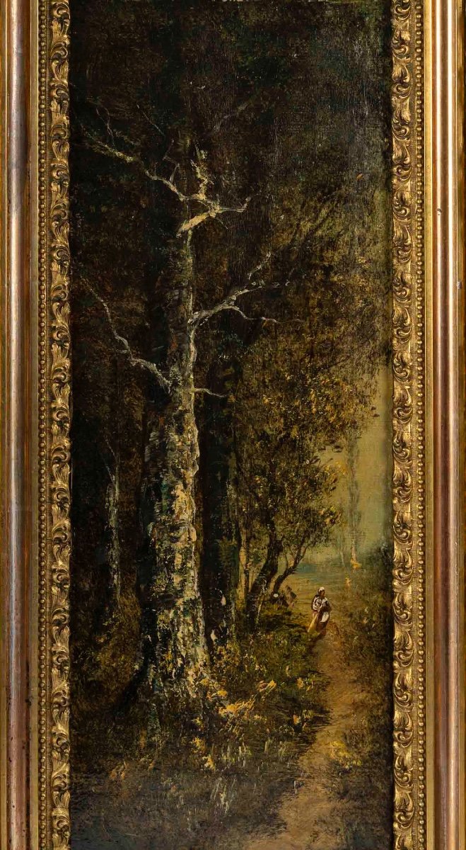 A Pair Of Undergrowth Paintings, Late 19th Century -photo-3