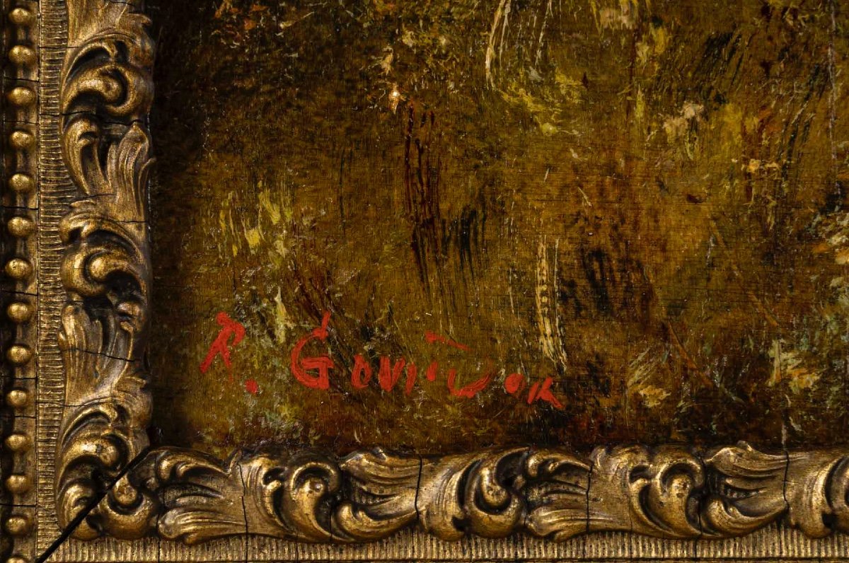 A Pair Of Undergrowth Paintings, Late 19th Century -photo-4