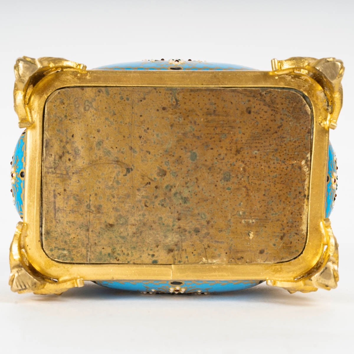 An Enamel And Bronze Jewelry Box, Late 19th Century -photo-6