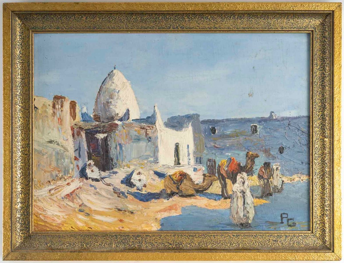 Un Tableau Orientaliste,  Début XXème Siècle 