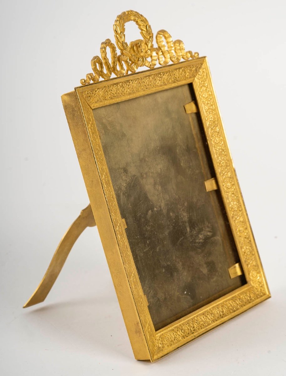 A Gilt Bronze Photo Frame, Late 19th Century -photo-2