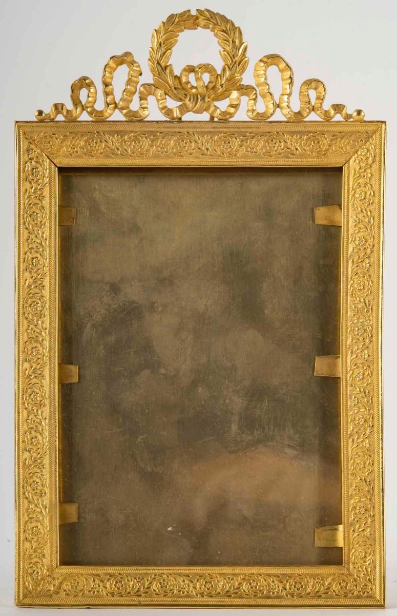 A Gilt Bronze Photo Frame, Late 19th Century -photo-4