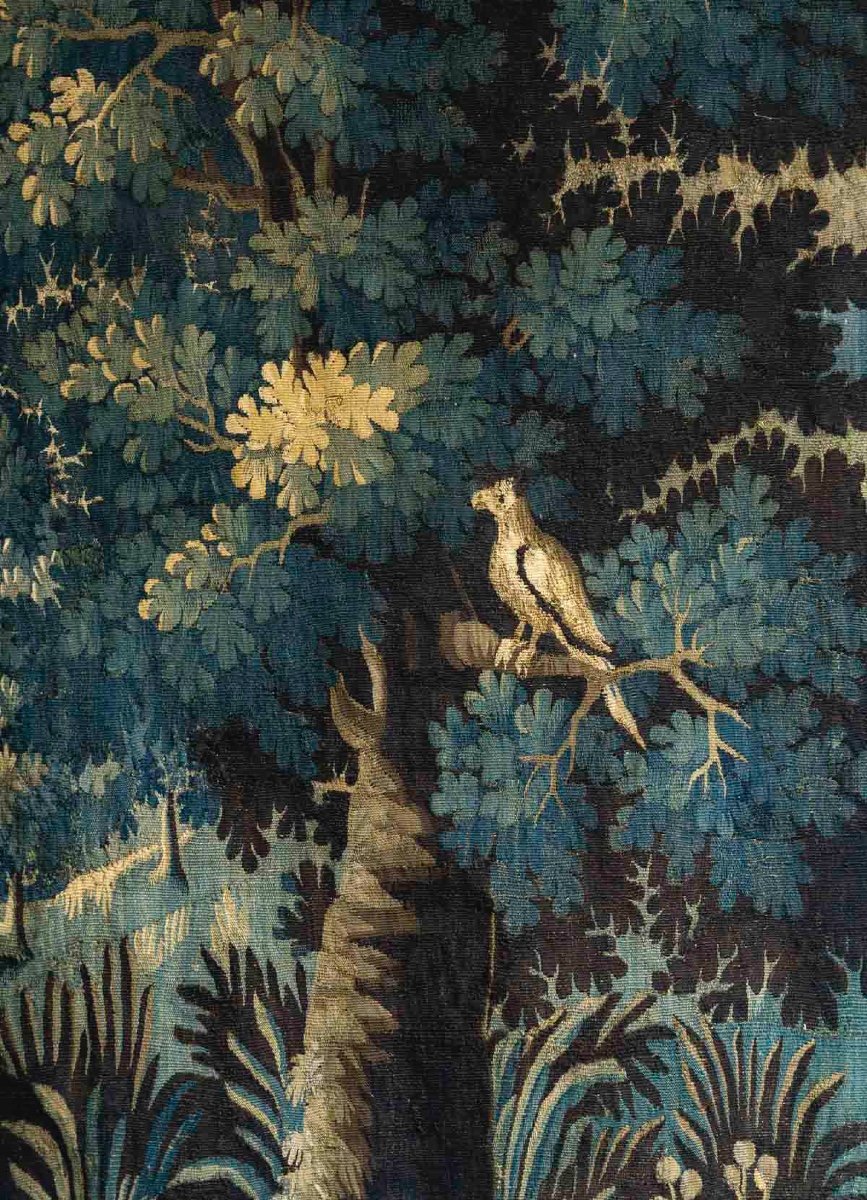 An Aubusson Tapestry Of Greenery, 18th Century -photo-2