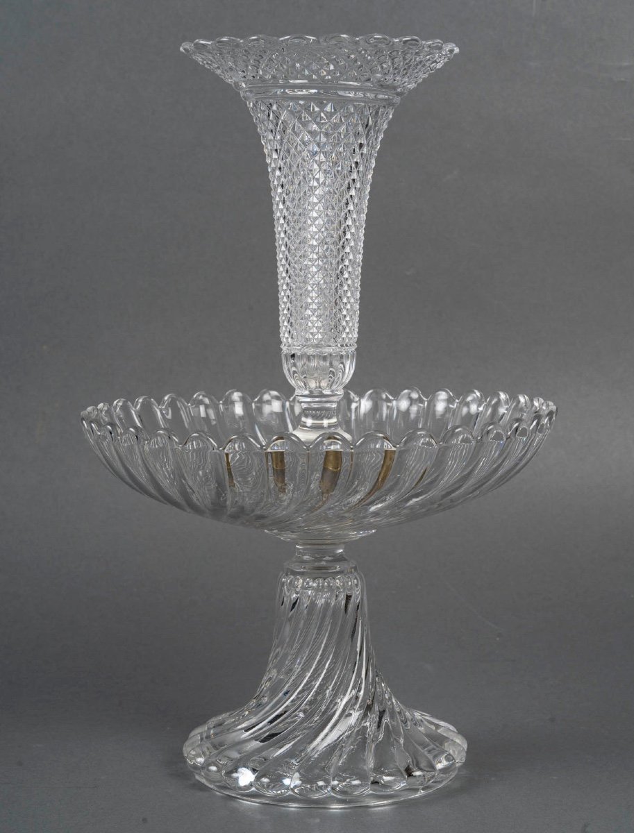 A Crystal Centerpiece, Early 20th Century -photo-2