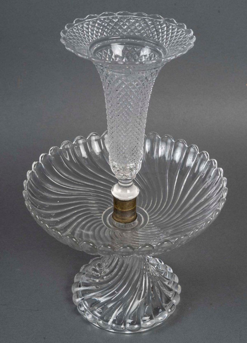 A Crystal Centerpiece, Early 20th Century -photo-3