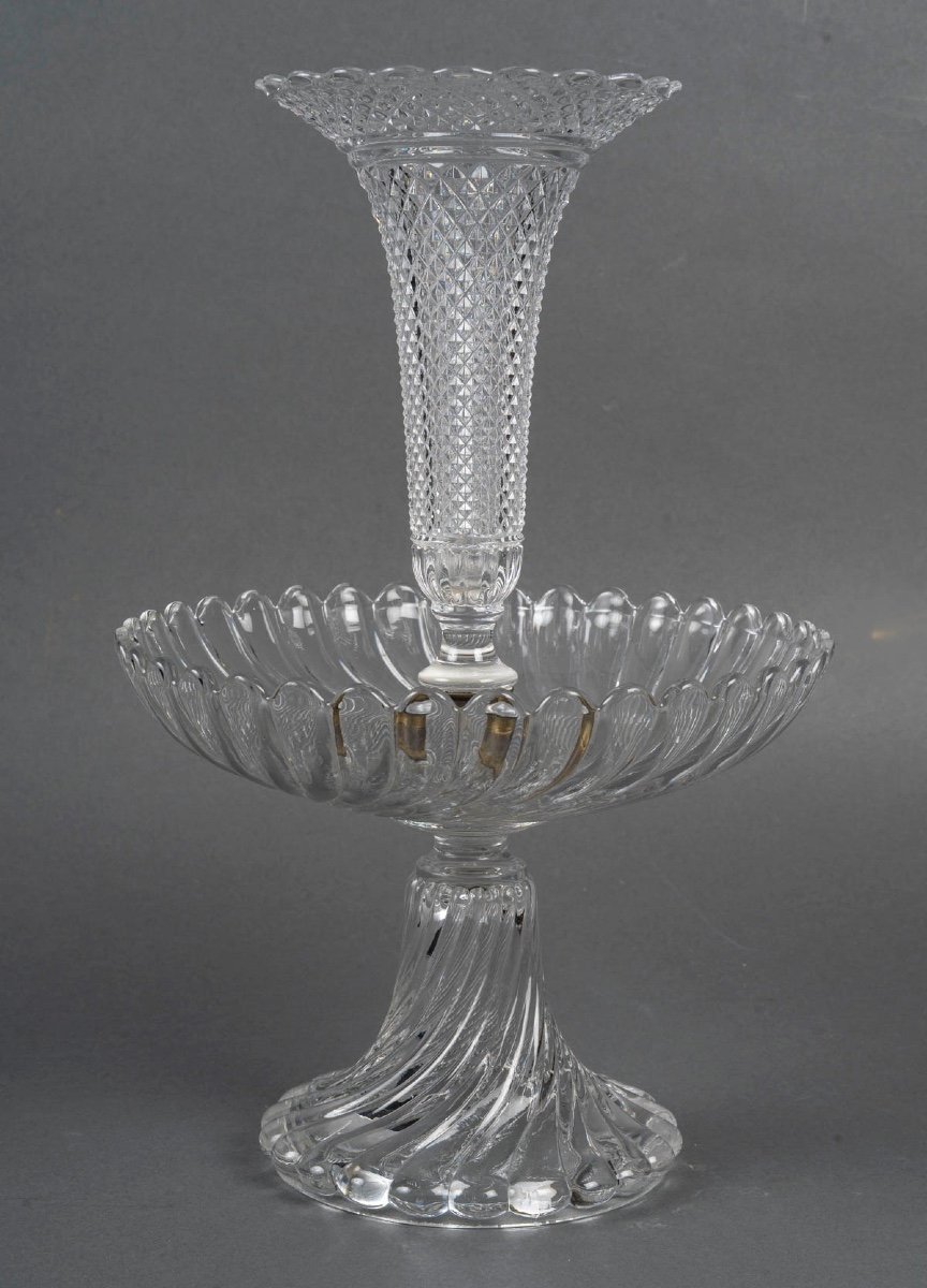 A Crystal Centerpiece, Early 20th Century -photo-2