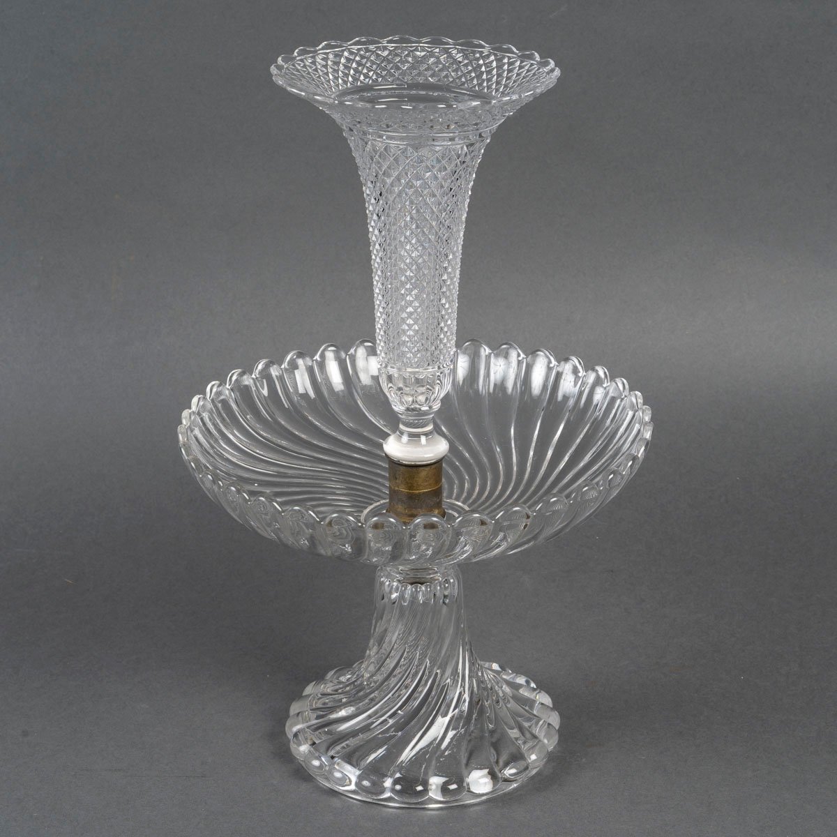 A Crystal Centerpiece, Early 20th Century -photo-8