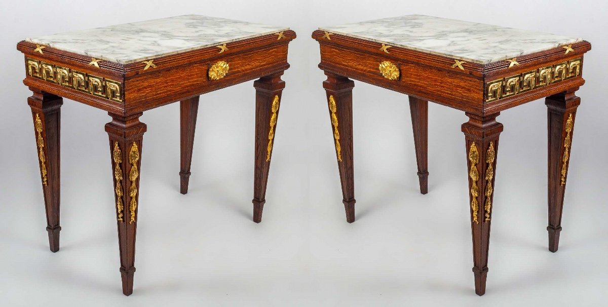 A Pair Of Tables End Of The XIXth Century