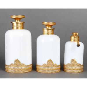  Toilet Service In Baccarat Opaline Charles 10 Period