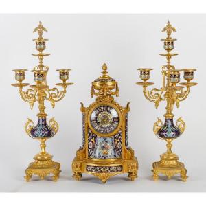 A Trimming In Gilt Bronze And Cloisonné Enamel Late 19th Century
