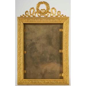 A Gilt Bronze Photo Frame, Late 19th Century 