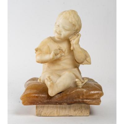 Alabaster Figurine Of A Small Child