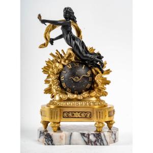 Petite Pendule Miniature Style Louis XIV Fin XIXème Siècle 